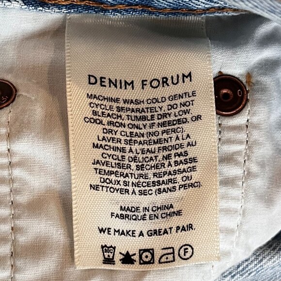 Aritzia Denim Forum The Farrah Hi-rise Wide Jean Size 25 - Picture 8 of 9